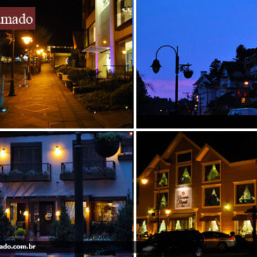 gramado a noite