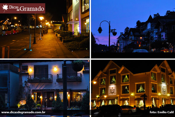 gramado a noite