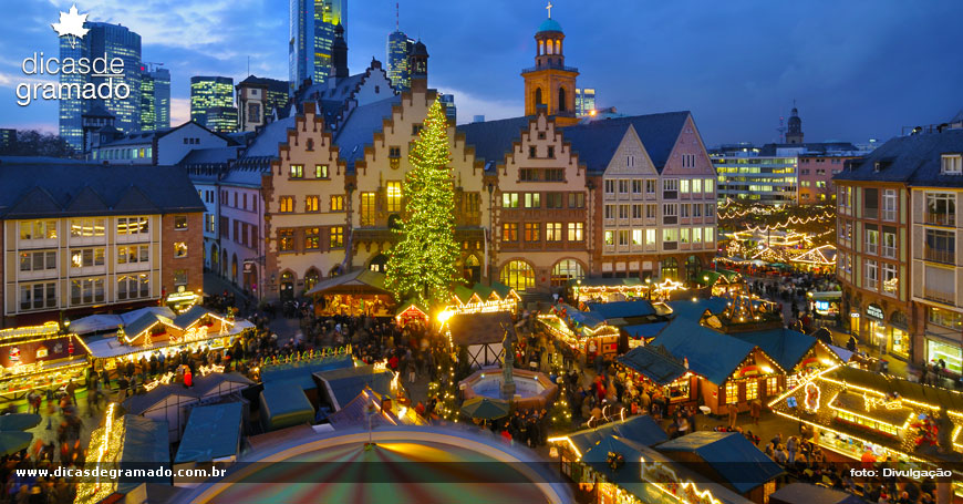 O Natal na Alemanha: Feira de Natal em Frankfurt