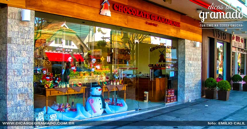 As melhores lojas de chocolate de Gramado