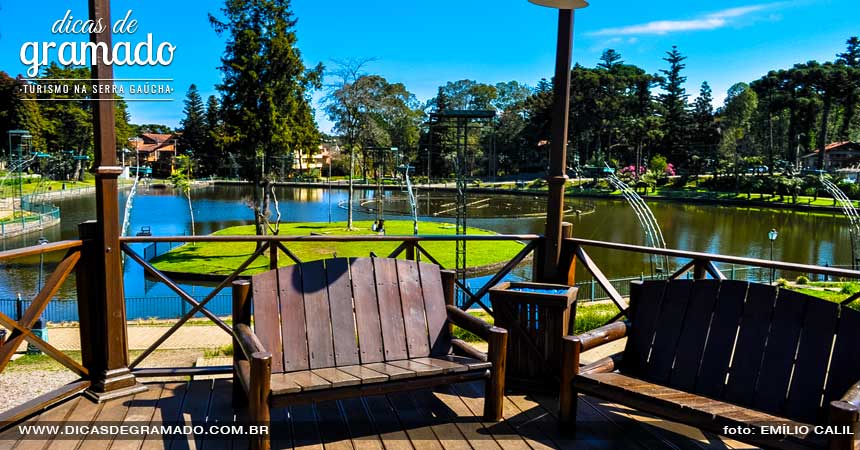Passeios gratuitos em Gramado: Lago Joaquina Rita Bier