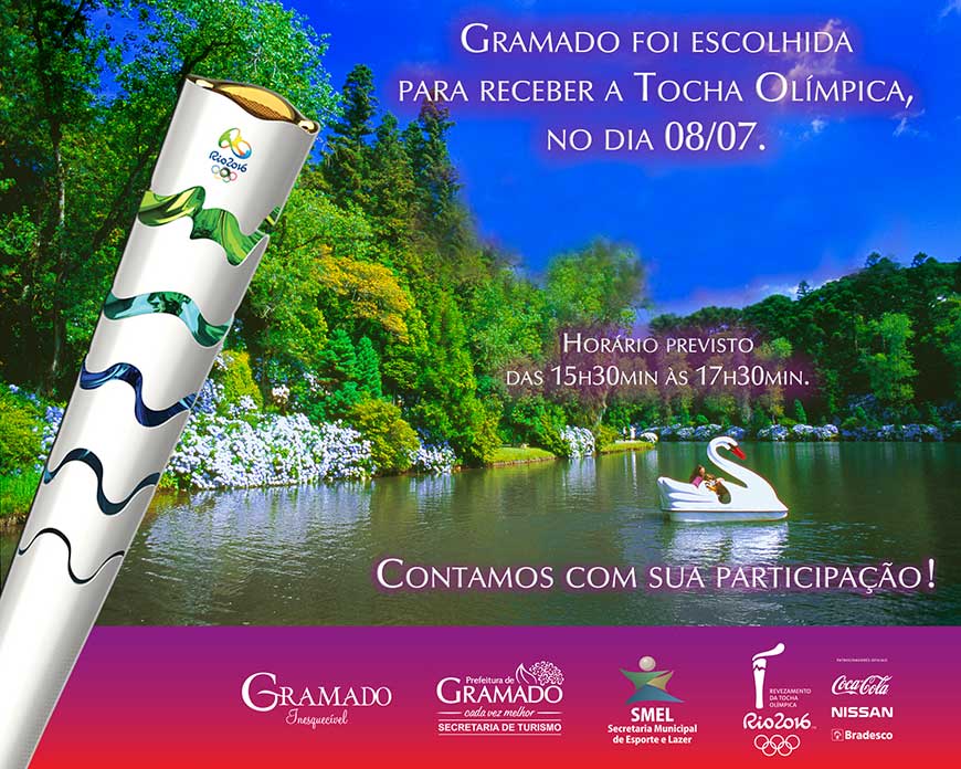 Tocha Olímpica em Gramado