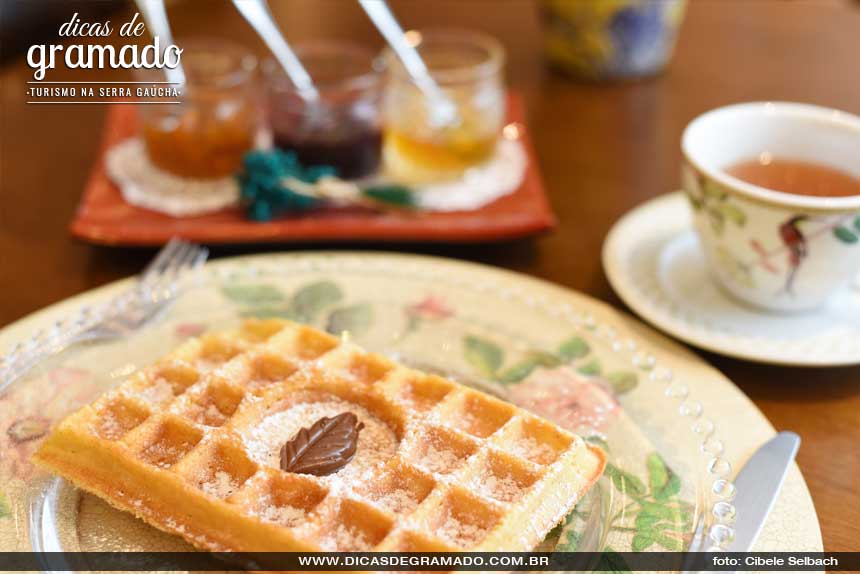Bistrô Petit Casa da Montanha: O waffle belga vai te levar para um mundo de sonhos.