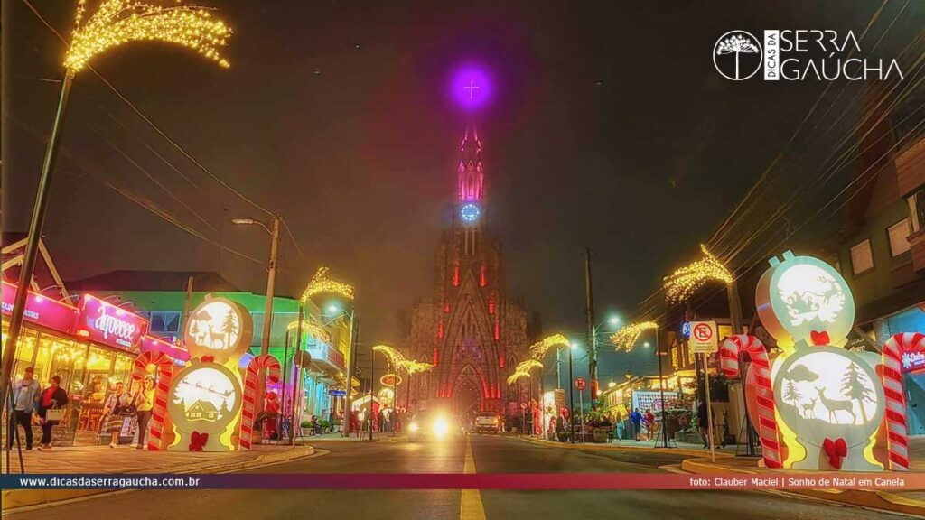 Programação gratuita do Sonho de Natal Canela