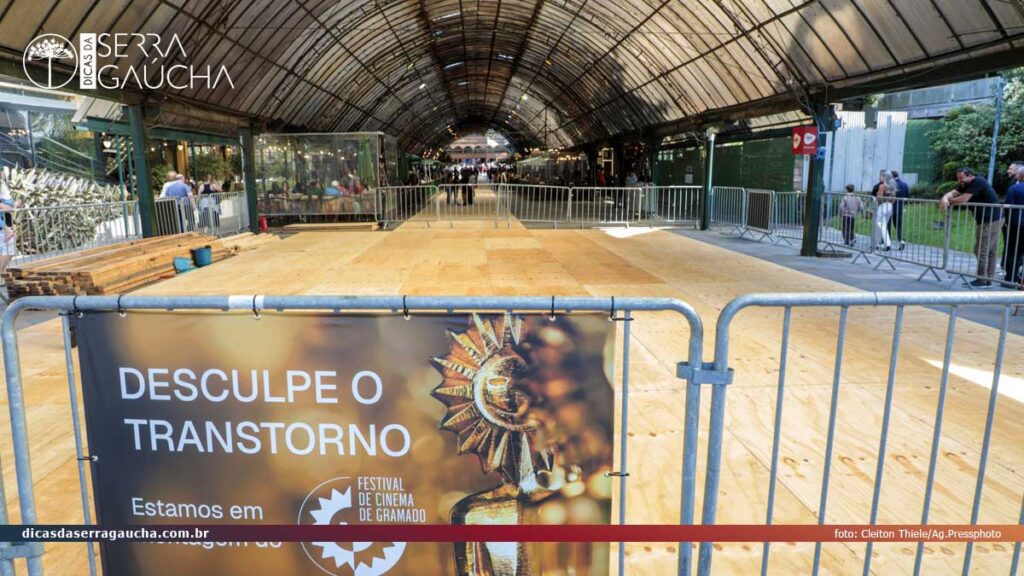 Montagem do Festival de Cinema de Gramado 2026 - Foto oficial: Cleiton Thiele/Ag.Pressphoto